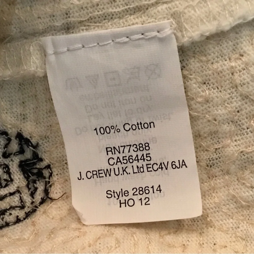 J. Crew Sequin Ivory and Black Polka Dot Top - Picture 8 of 16